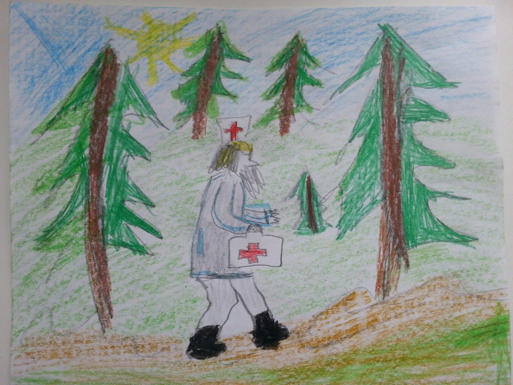 Айболит идет через леса